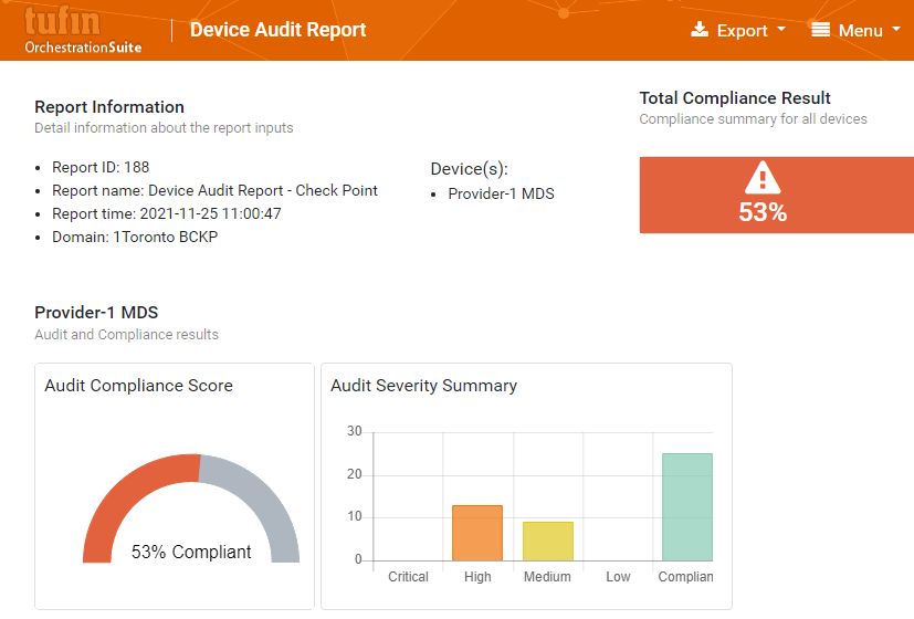 Rapid Audit Reporting