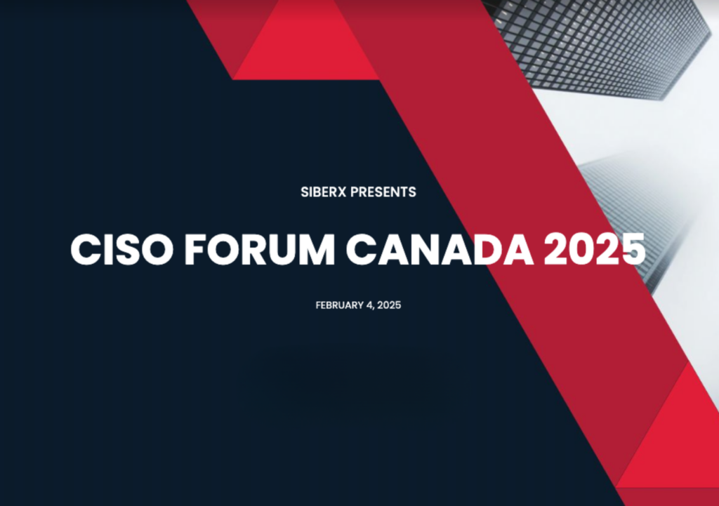 CISO Forum Canada 2025